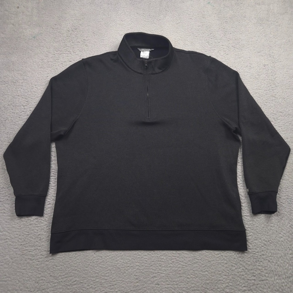 Nike Dri-FIT Player Half Zip Golf Pullover Men 2XL Black DH0986-010